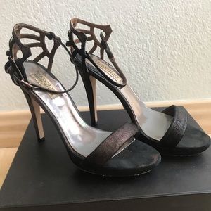 Badgley Mischka Viveka bronze sandals 7.5
